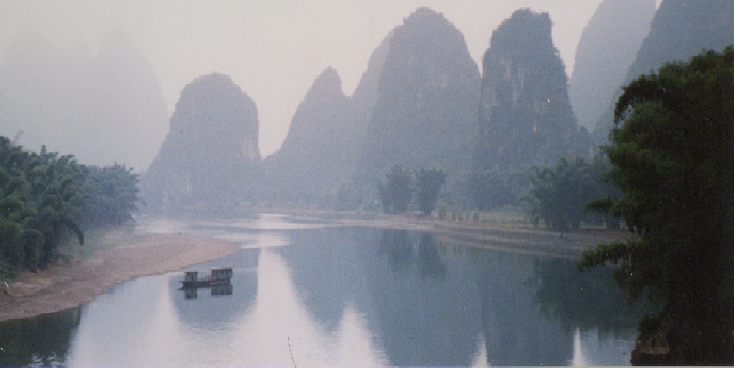 Yangshao-Karst-Mountains-Chinese-Calender-China-River