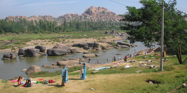Hampi-Karnataka-Ruins-India-River-Rocks-Boulders