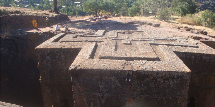 Lalibela-Monks-Ethiopia-Rocks-Churches-Palms