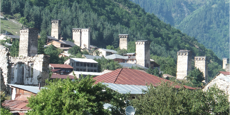 Ushguli-Mestia-Svaneti-Caucasus-watchtowers-Georgia