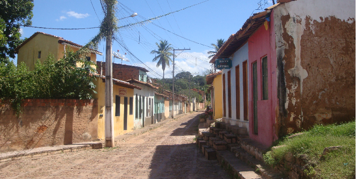 Lencois-Diamantina-National-Park-Da-Chapada-Brazil-Coloured-Houses