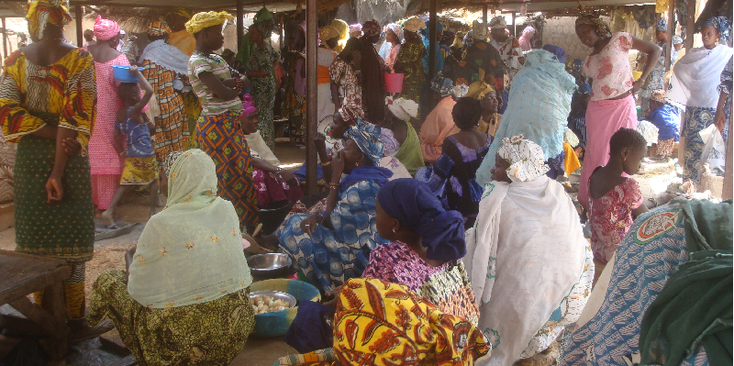 Djenne-Market-Colored-Women-Mali