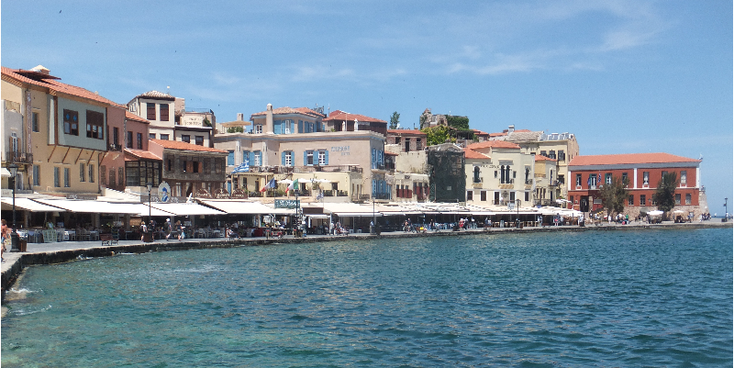 Chania-Greece-Crete-Harbour-Houses