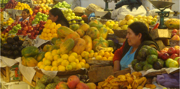 Sucre-Capital-Bolivia-Colonial-Buildings-White-City-Market-Women
