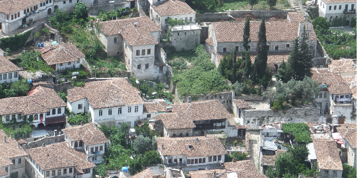 Berat-Mangalem-Gorica-Albania-View-Ottoman-Houses