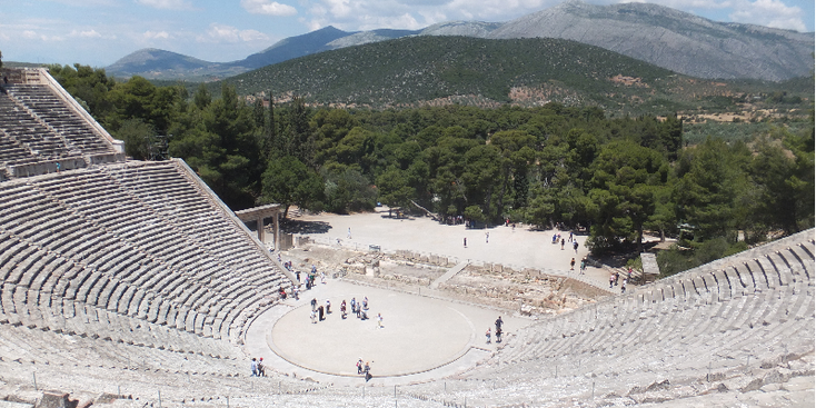 Epivadros-Theatre-Arena-Greek-Greece-Nafplio-Peleponnesse