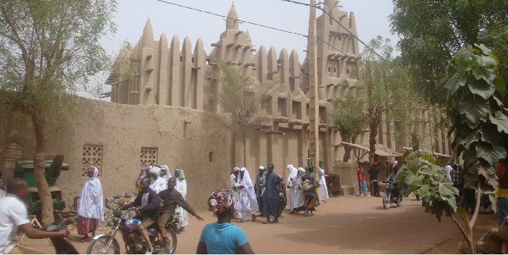 Djenne-Mosque-Mudbrick-Mali-Market