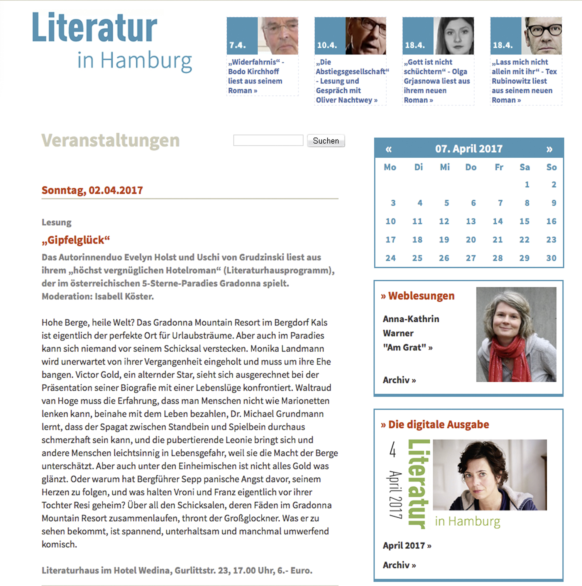 Literatur in Hamburg