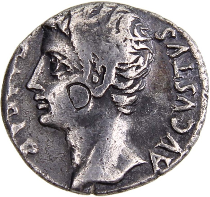 Silberdenar Römisches Kaiserreich, Caius Octavius Augustus, Erlös 220 €