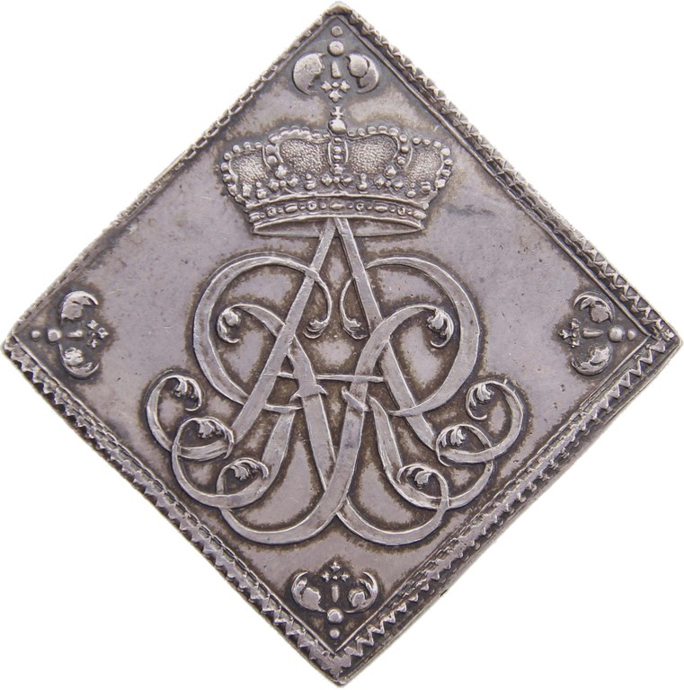 Talerklippe Silber, Sachsen 1728, 'August der Starke',selten, Ergebnis 11000 €