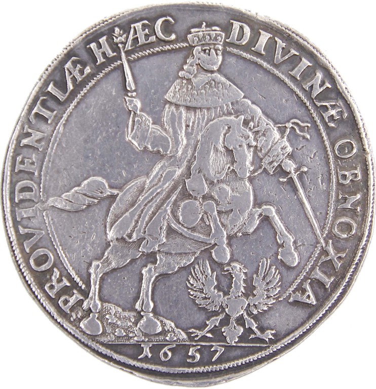 Silbertaler Braunschweig, 'Souveränitätstaler' 1657, Ergebnis 3200€
