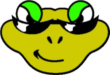 grenouille - faune aquatique - animaux - smiley émoticône émoji cartoon clipart illustration - artémotic