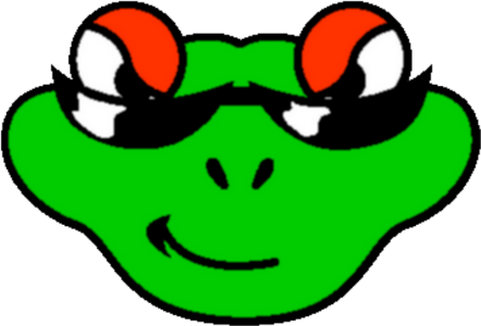 grenouille - faune aquatique - animaux - smiley émoticône émoji cartoon clipart illustration - artémotic