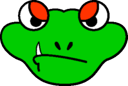 grenouille - faune aquatique - animaux - smiley émoticône émoji cartoon clipart illustration - artémotic