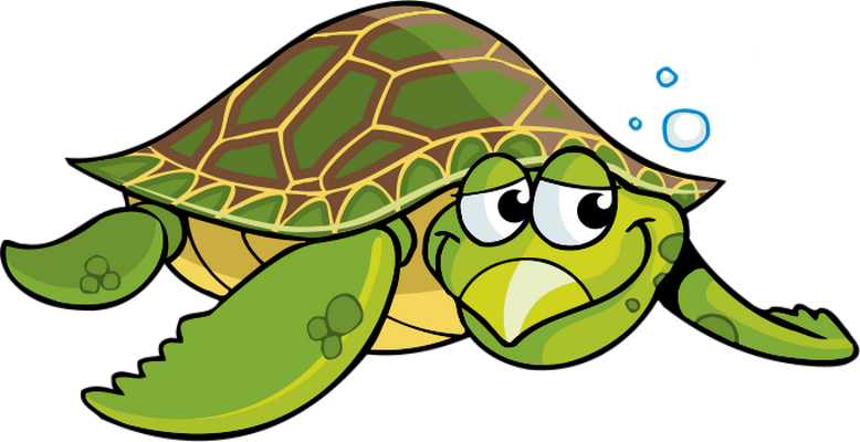 tortue marine - faune aquatique - animaux - smiley émoticône émoji cartoon clipart illustration - artémotic
