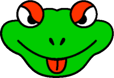 grenouille - faune aquatique - animaux - smiley émoticône émoji cartoon clipart illustration - artémotic