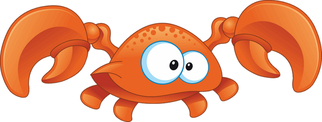 crabe - faune aquatique - animaux - smiley émoticône émoji cartoon clipart illustration - artémotic