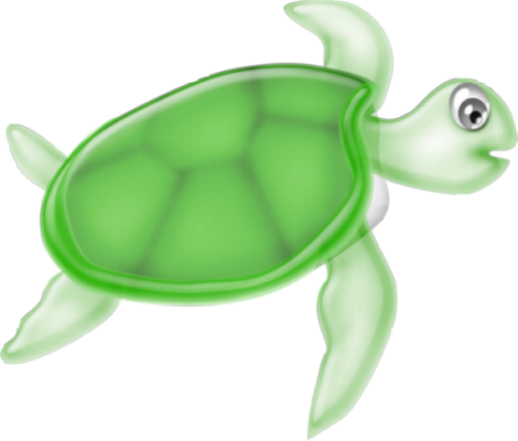 tortue marine - faune aquatique - animaux - smiley émoticône émoji cartoon clipart illustration - artémotic