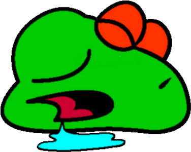 grenouille - faune aquatique - animaux - smiley émoticône émoji cartoon clipart illustration - artémotic