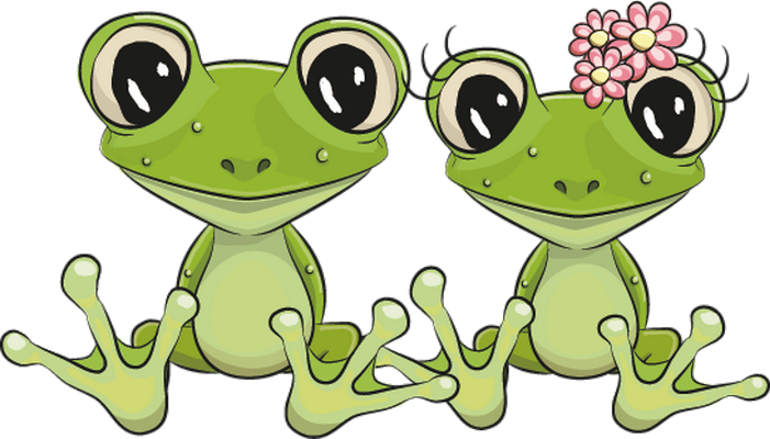 grenouille - faune aquatique - animaux - smiley émoticône émoji cartoon clipart illustration - artémotic
