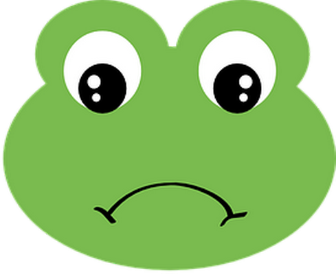 grenouille - faune aquatique - animaux - smiley émoticône émoji cartoon clipart illustration - artémotic