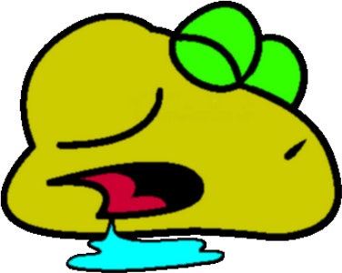 grenouille - faune aquatique - animaux - smiley émoticône émoji cartoon clipart illustration - artémotic
