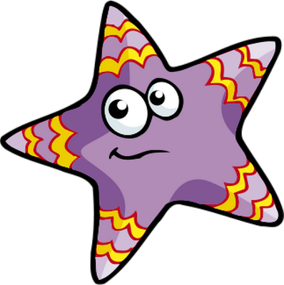 étoile de mer - faune aquatique - animaux - smiley émoticône émoji cartoon clipart illustration - artémotic