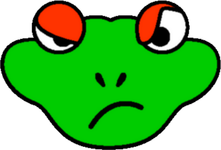 grenouille - faune aquatique - animaux - smiley émoticône émoji cartoon clipart illustration - artémotic