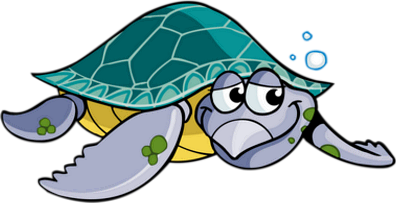tortue marine - faune aquatique - animaux - smiley émoticône émoji cartoon clipart illustration - artémotic