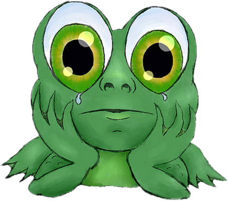 grenouille - faune aquatique - animaux - smiley émoticône émoji cartoon clipart illustration - artémotic