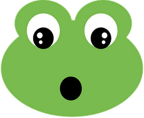 grenouille - faune aquatique - animaux - smiley émoticône émoji cartoon clipart illustration - artémotic