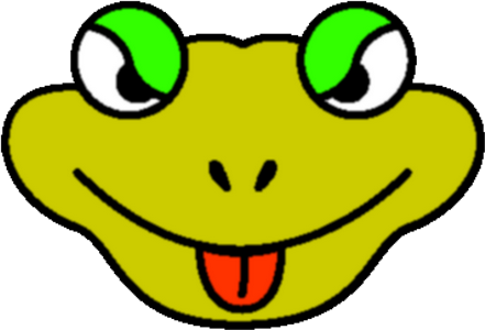 grenouille - faune aquatique - animaux - smiley émoticône émoji cartoon clipart illustration - artémotic