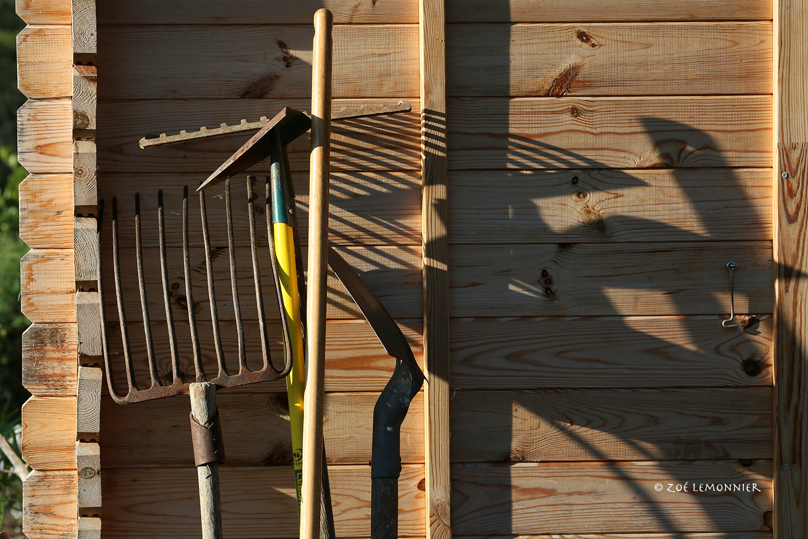 les outils de la jardinière, Cotignac, Var
