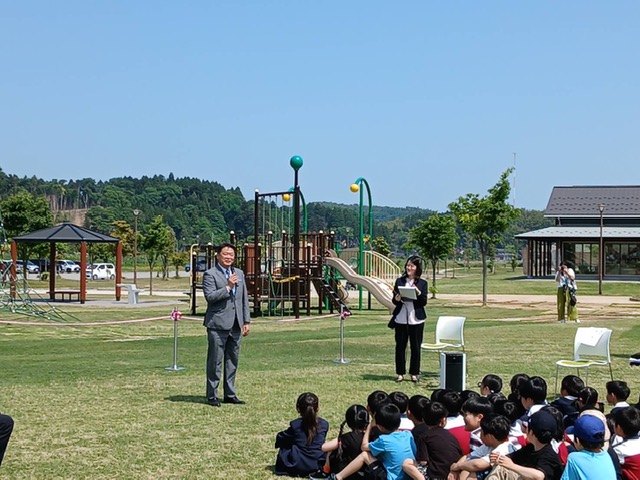 5月16日　里山里海ミュージアム　芝生広場
