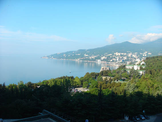 Yalta von unserem Hotel aus