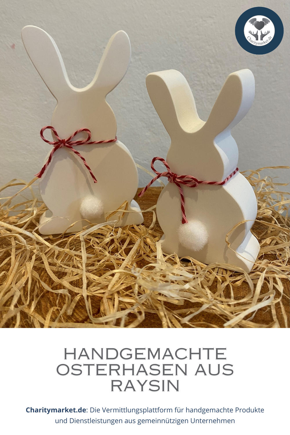 Handgemachte Osterhasen