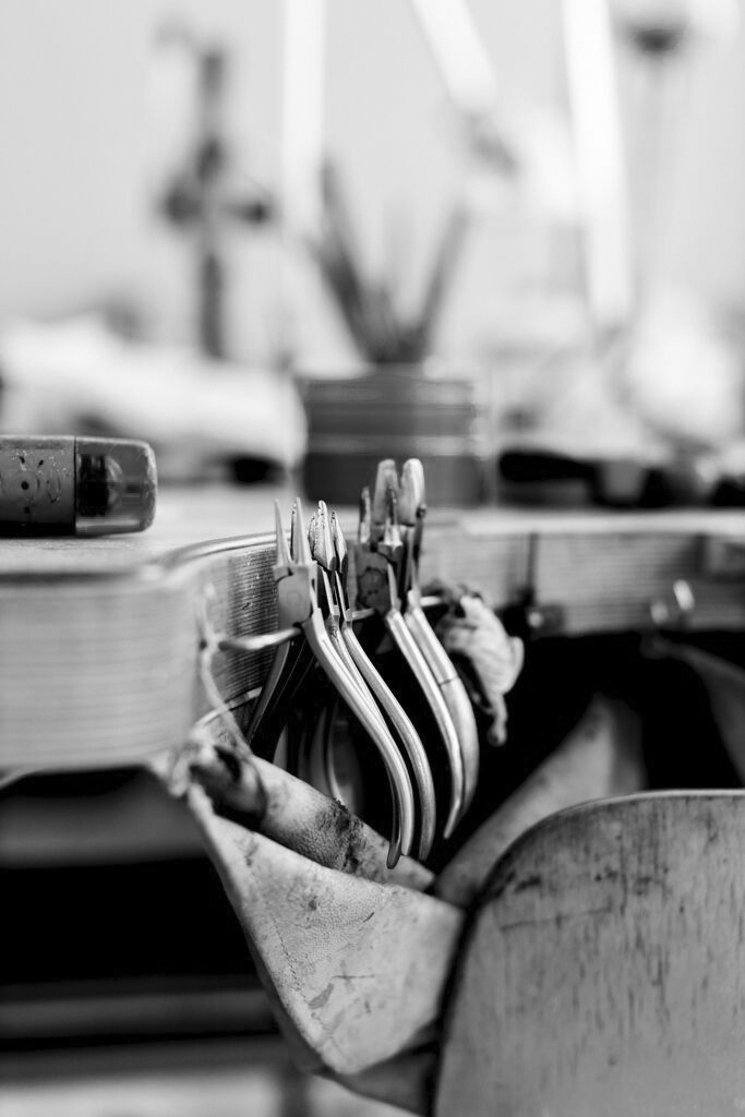 Goldschmiedearbeitstisch der Firma Seitner