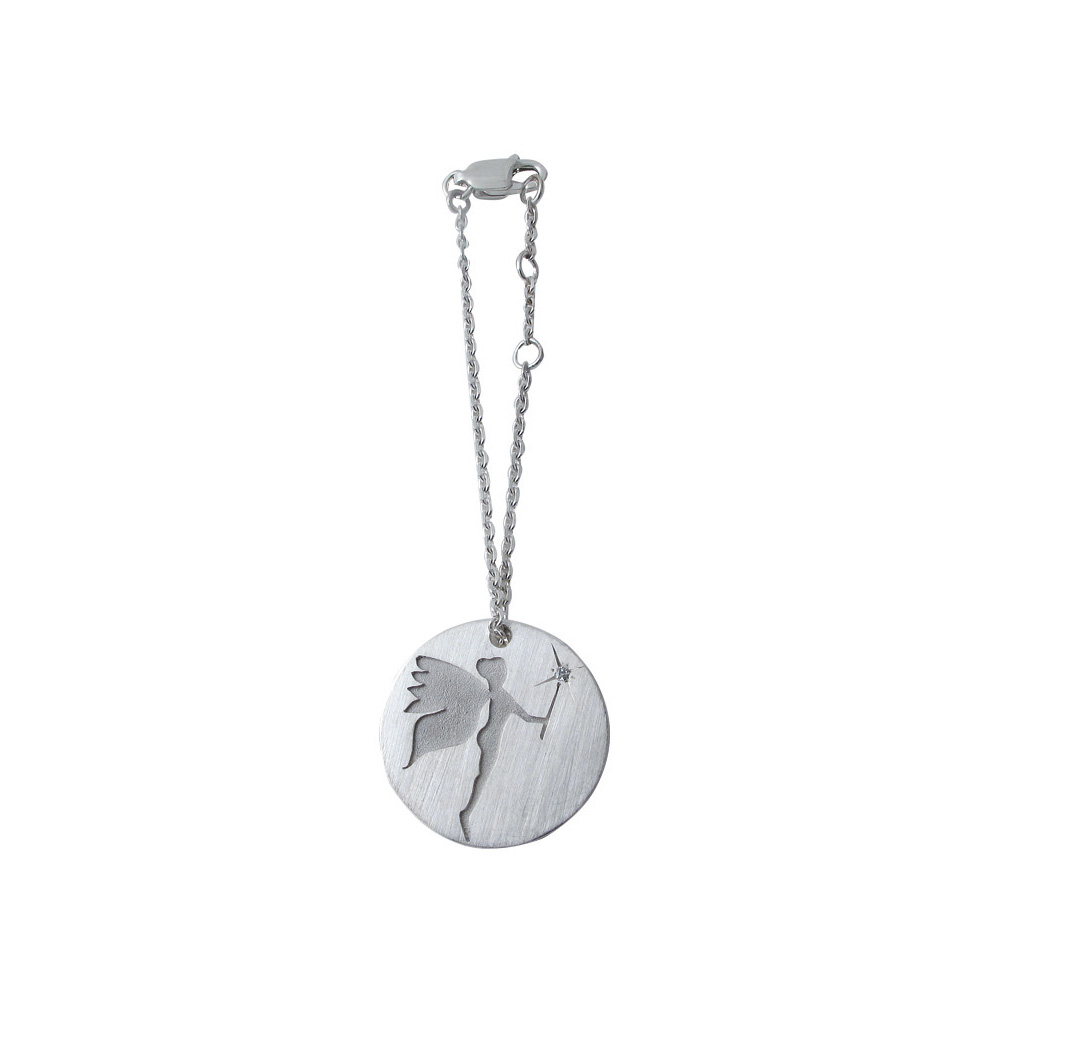 Glücksfee - Glücksbringer für Reiter und Pferd mit kleinem Diamant, aus 925 Sterlingsilber 150Euro  !Abverkauf! dieses Produkt gibt es nur noch solange der Vorrat reicht!