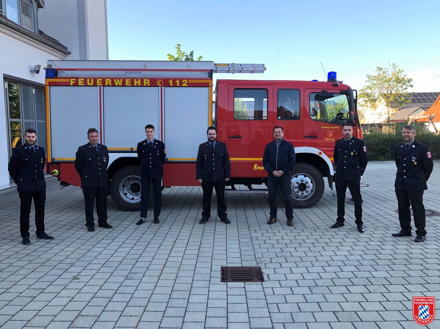 Die neue Vorstandschaft mit 1. Bürgermeister Erwin Fraunhofer bestehend aus (v.l.n.r) Matthias Mahler, Robert Hartmann, Michael Drexler, Anton Herele jun., Erwin Fraunhofer (1. Bgm), Florian Peschke und Jürgen Vogt (nicht auf dem Bild: Josef Eibl)