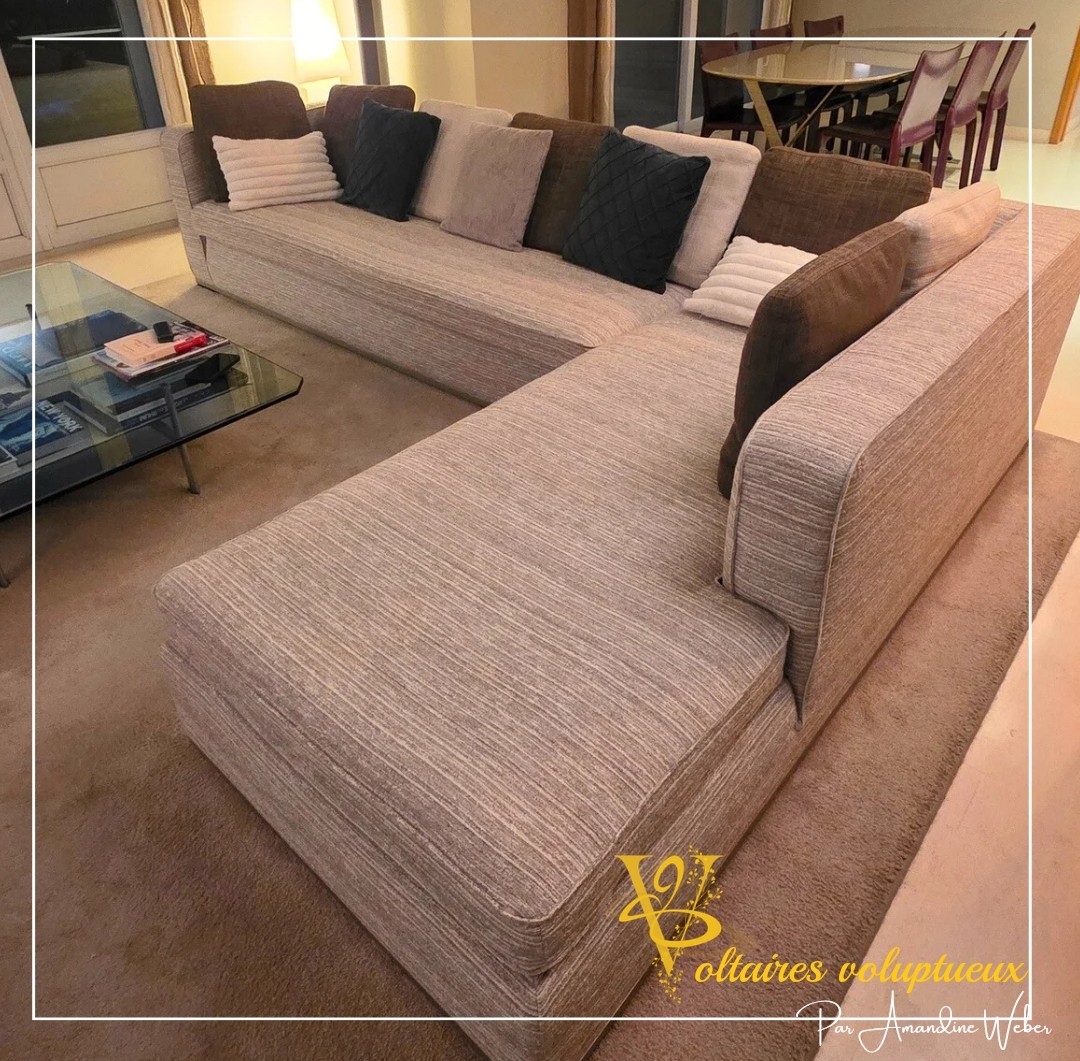 Métamorphose sur mesure : La renaissance d'un géant du salon 🛋️✨