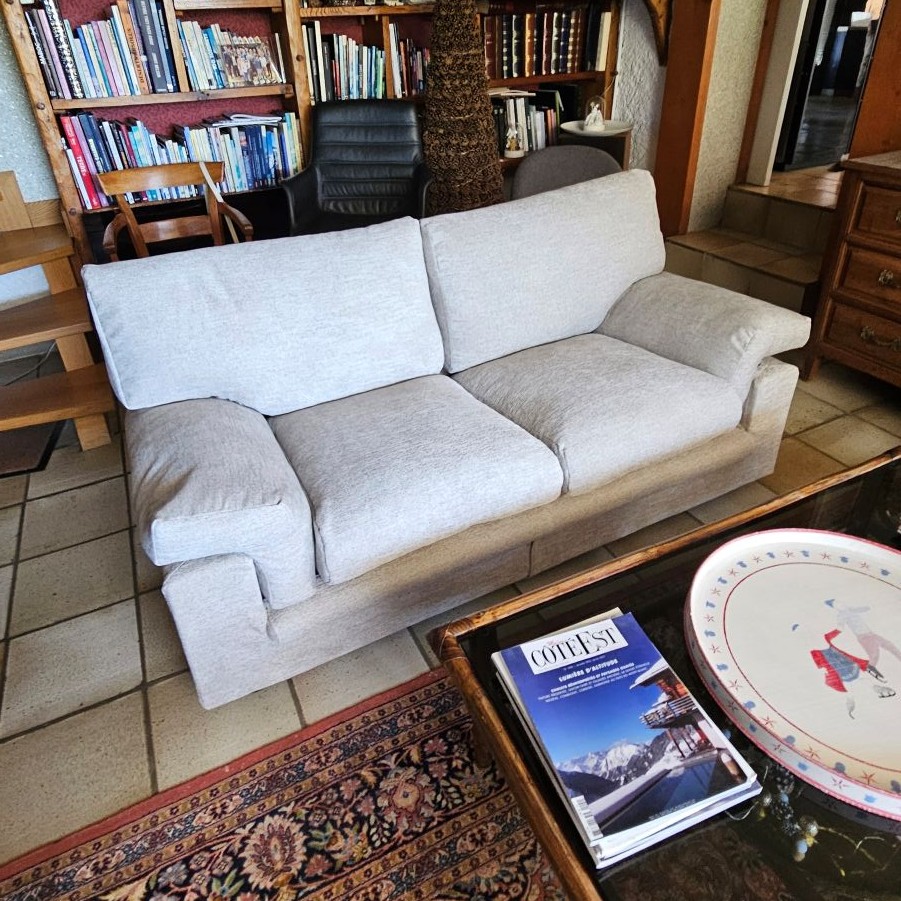 Le confort absolu : Le canapé déhoussable en habit Tinto ✨🛋️