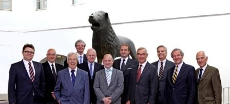 Die elf Konservatoren von Braunschweigs Stiftung zum Andenken des 6. Februars 1794. Foto: 2012