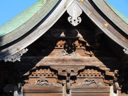 米子八幡神社妻飾り