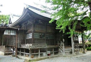 米子八幡神社・拝殿左