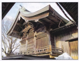 米子八幡神社本殿全景