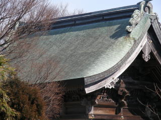 米子八幡神社本殿屋根