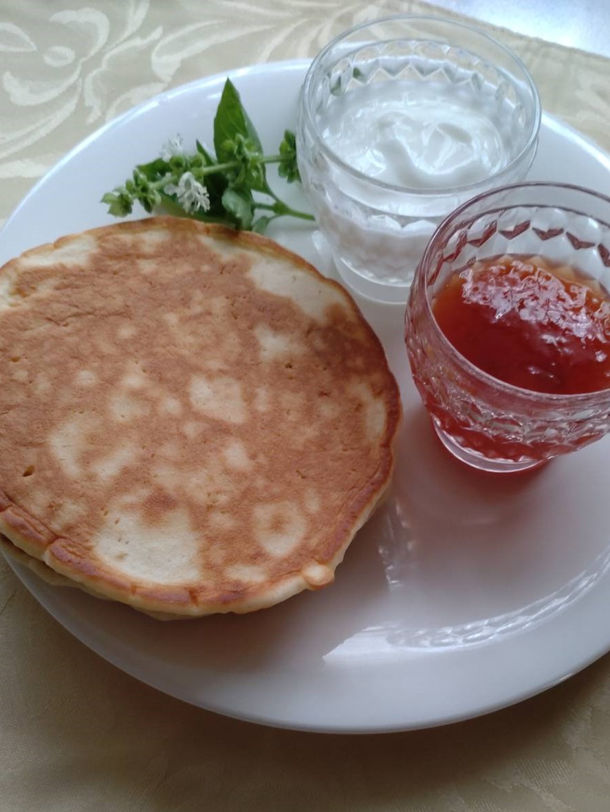 ふんわりミニパンケーキ
