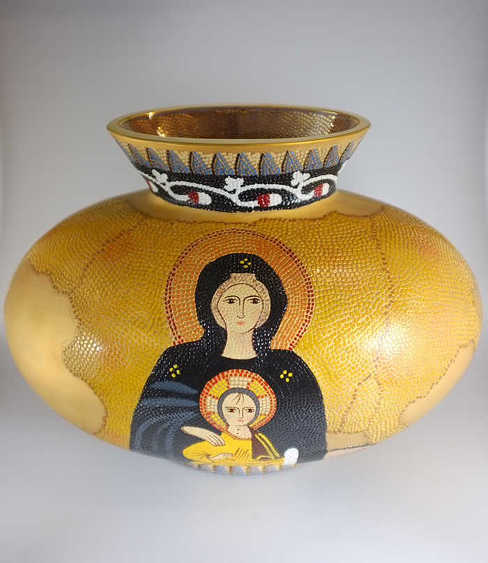 Maria & Jesus Vase 