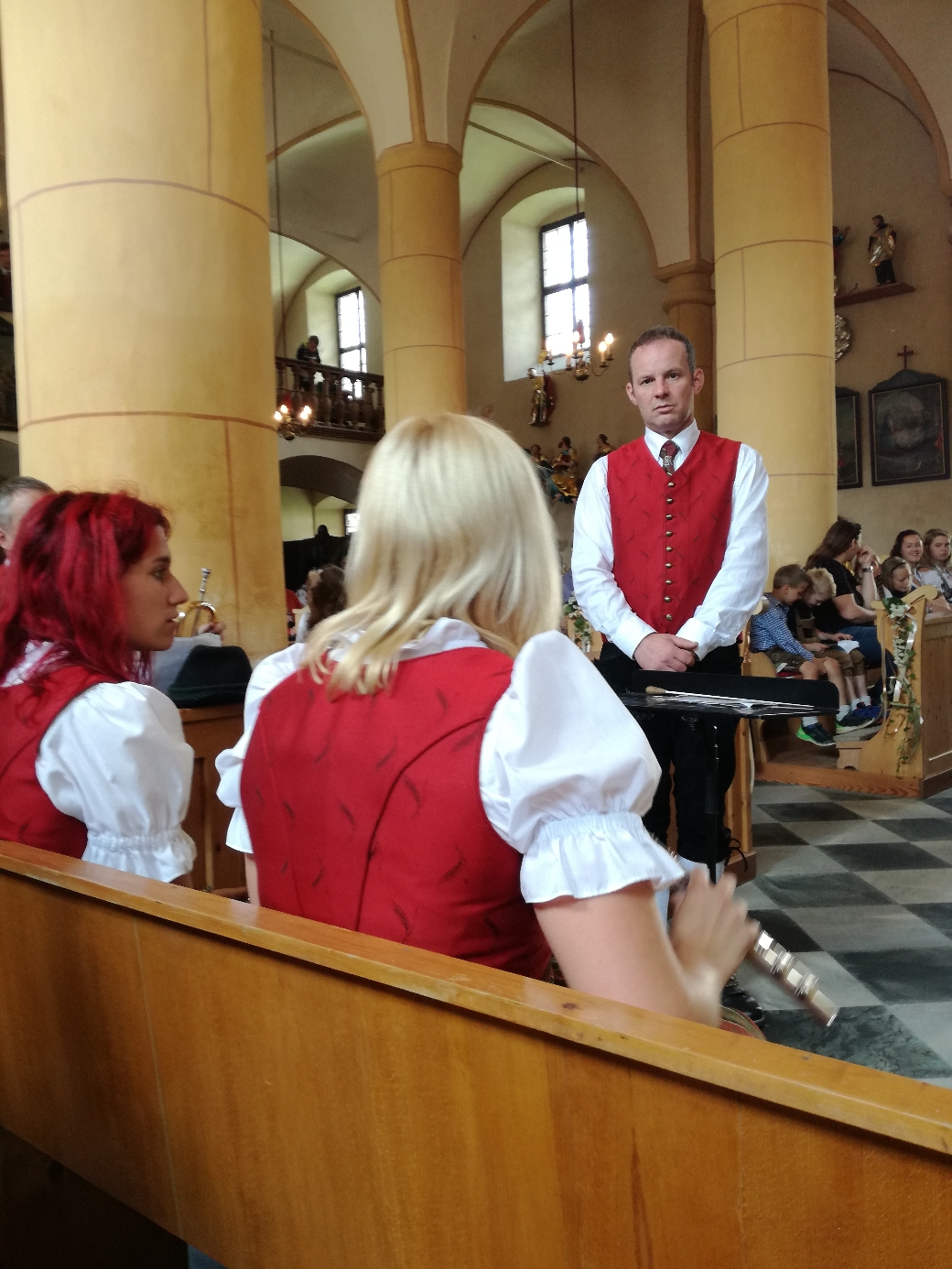 Gottesdienst in der Pfarrkirche Sirnitz