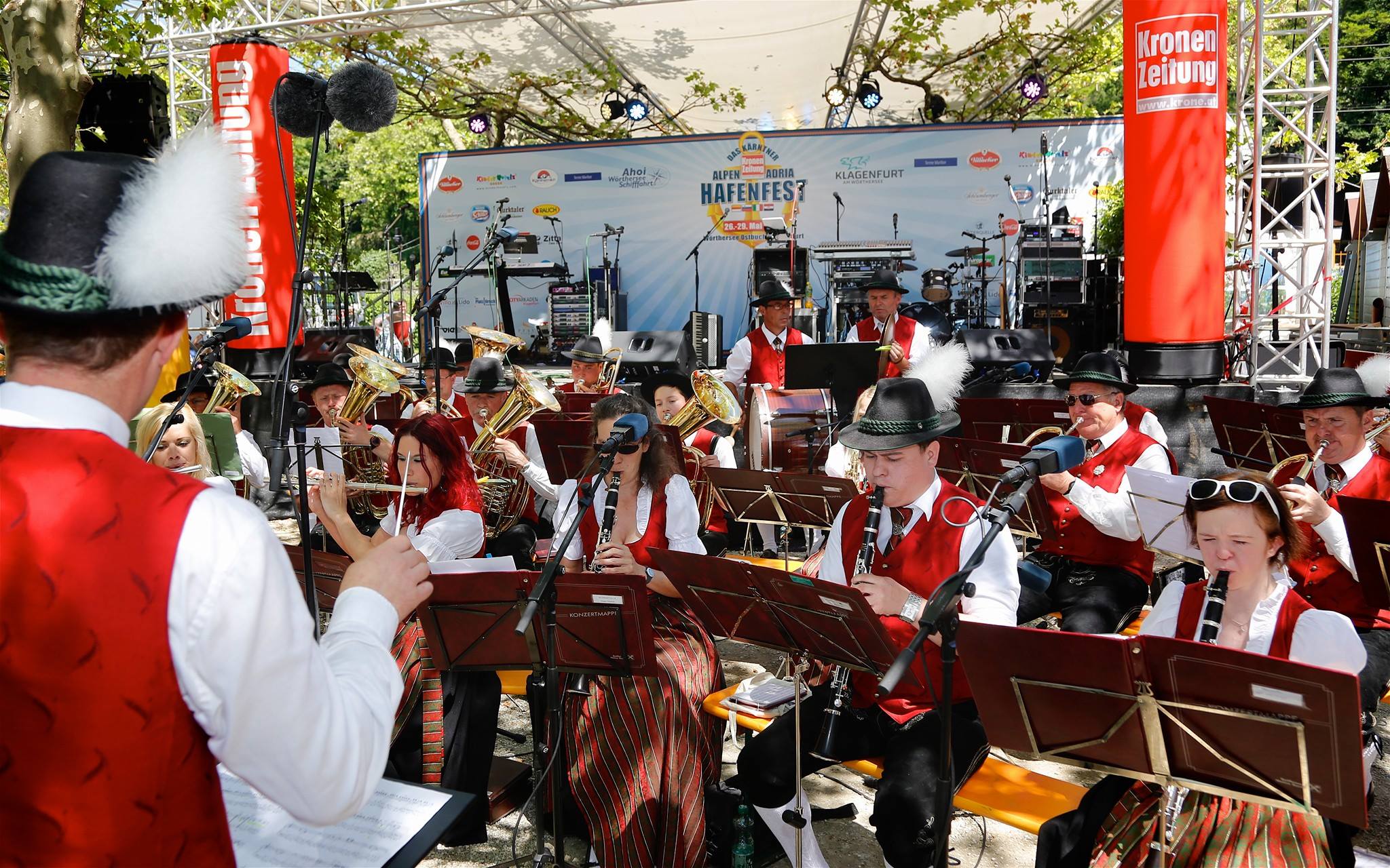 Konzert beim Hafenfest in Klagenfurt